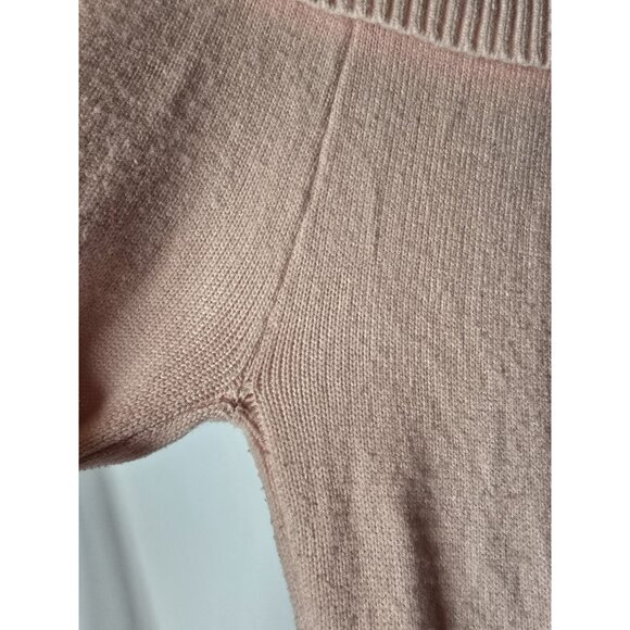 Ediketed Desiree Knitted Set In Pink- Fold Over Pants and Sweater in MED/LRG - Picture 12 of 16